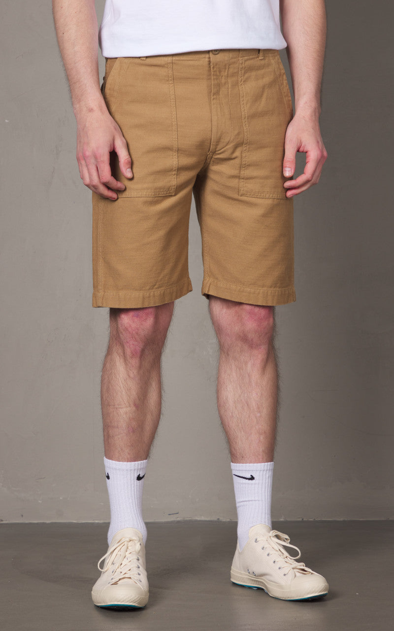 Tellason Fatigue Shorts Sateen British Tan
