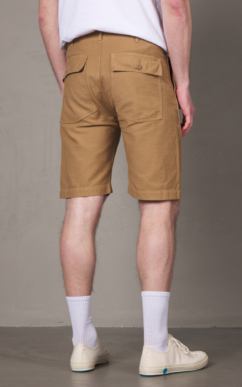 Tellason Fatigue Shorts Sateen British Tan