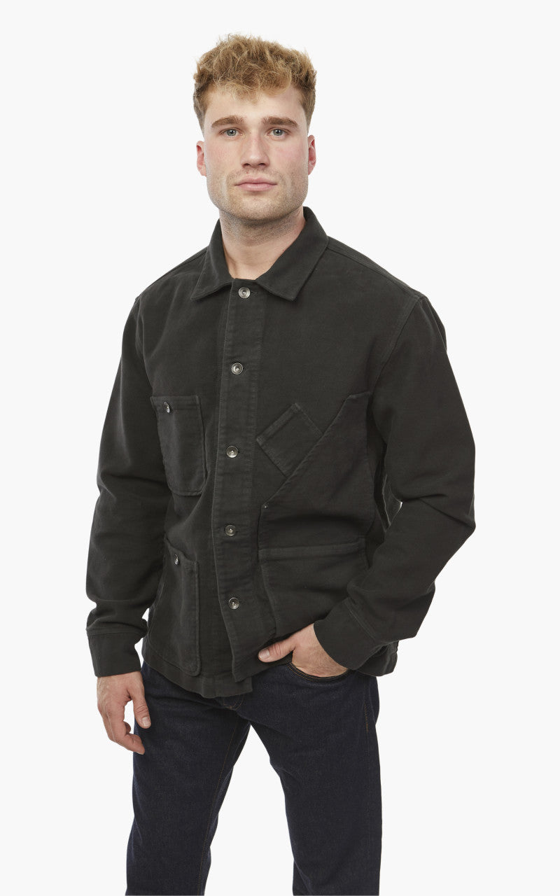 Tellason Coverall Jacket Heavy Moleskin Espresso