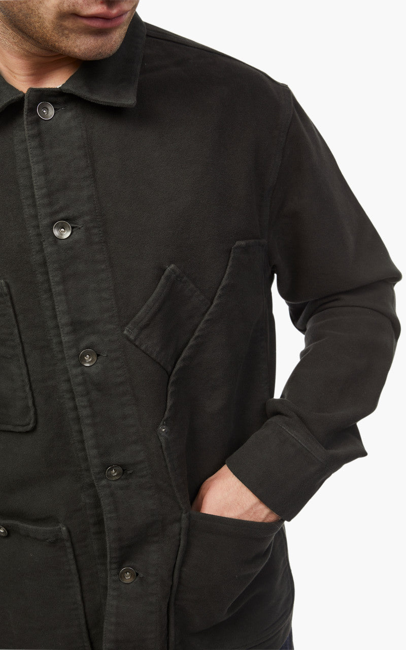 Tellason Coverall Jacket Heavy Moleskin Espresso