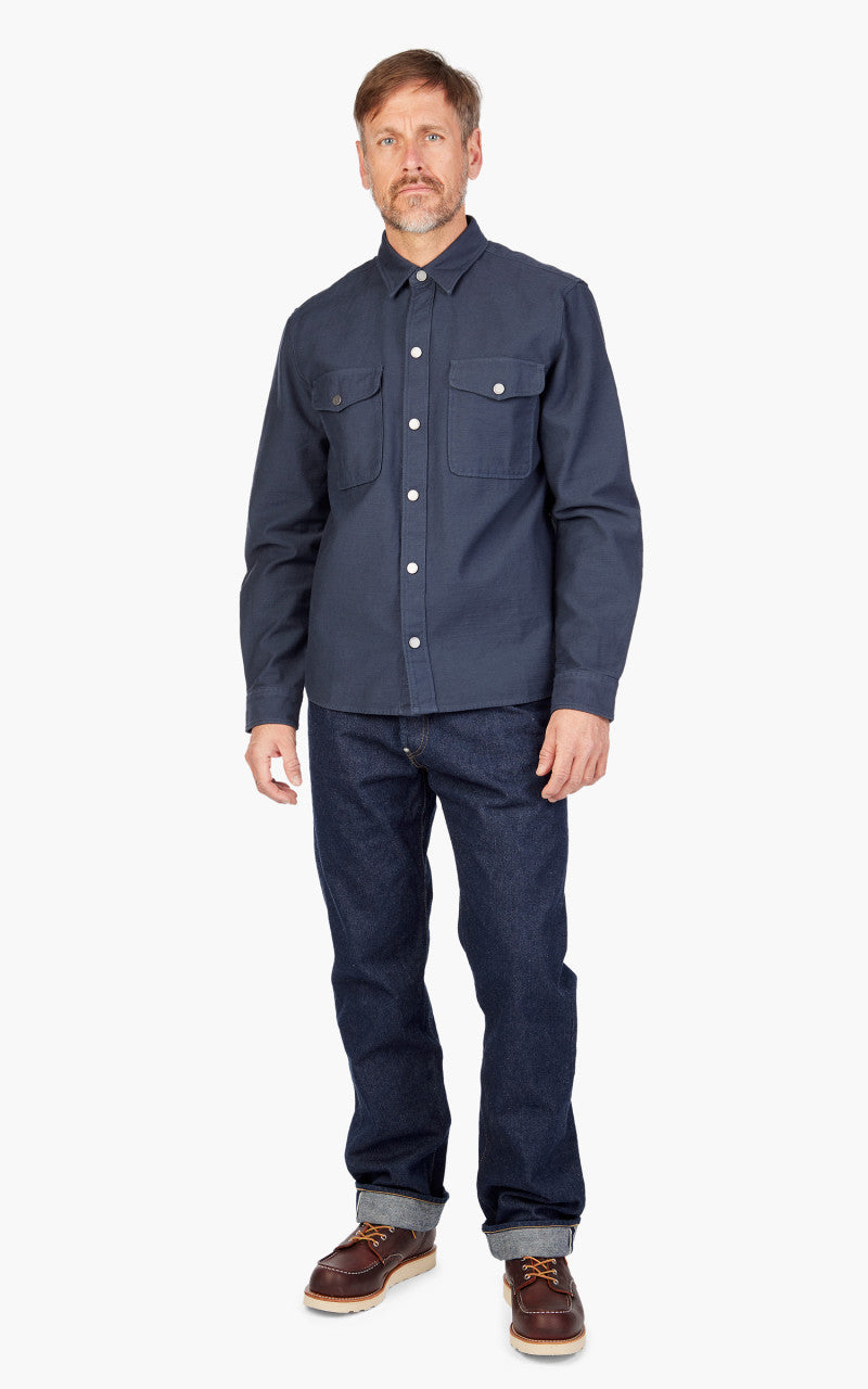 Tellason Overshirt Sateen Navy