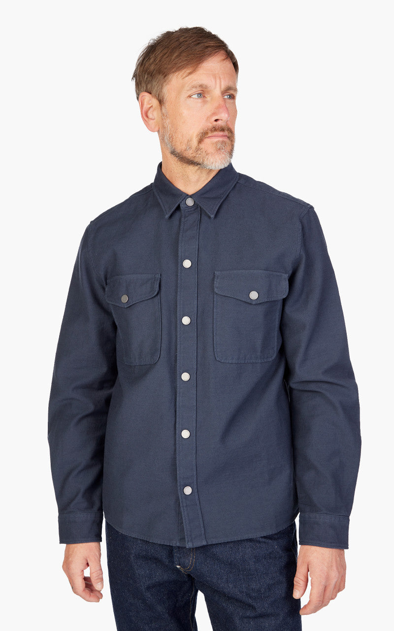 Tellason Overshirt Sateen Navy