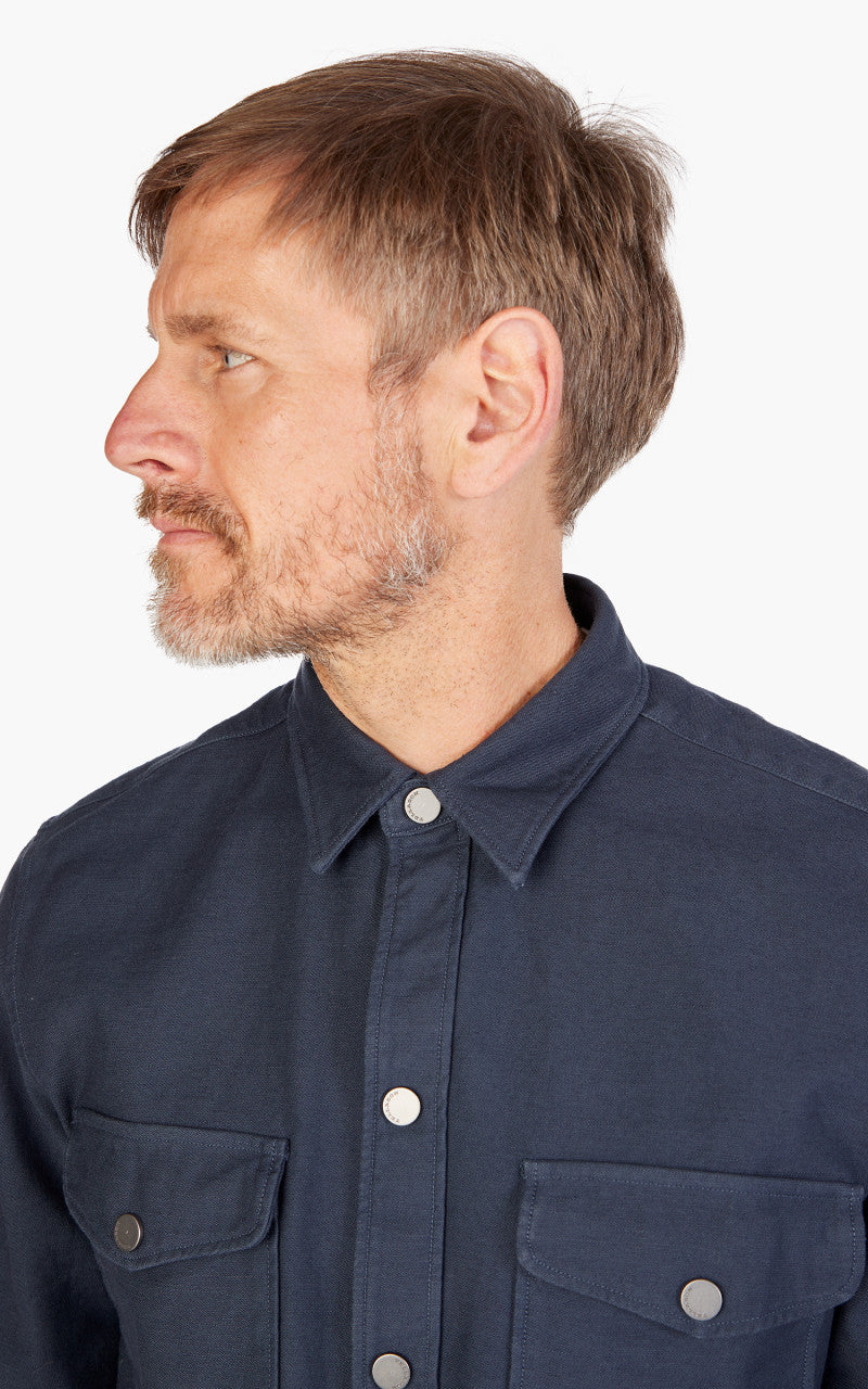 Tellason Overshirt Sateen Navy