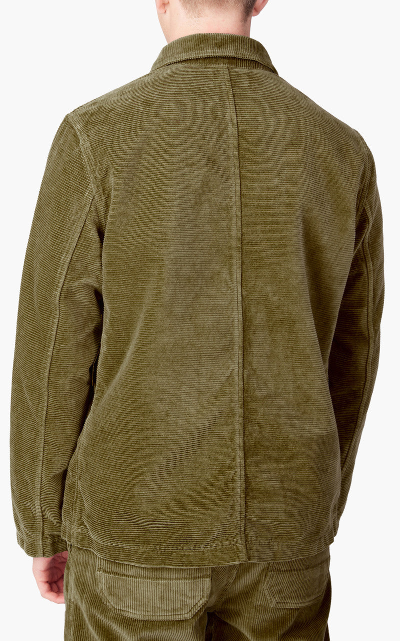 Tellason Shawl Collar Jacket Kindermann Corduroy Olive