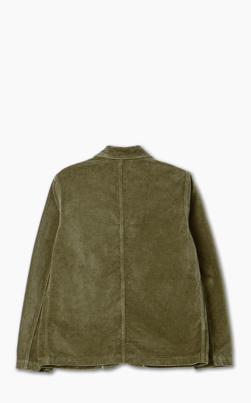Tellason Shawl Collar Jacket Kindermann Corduroy Olive