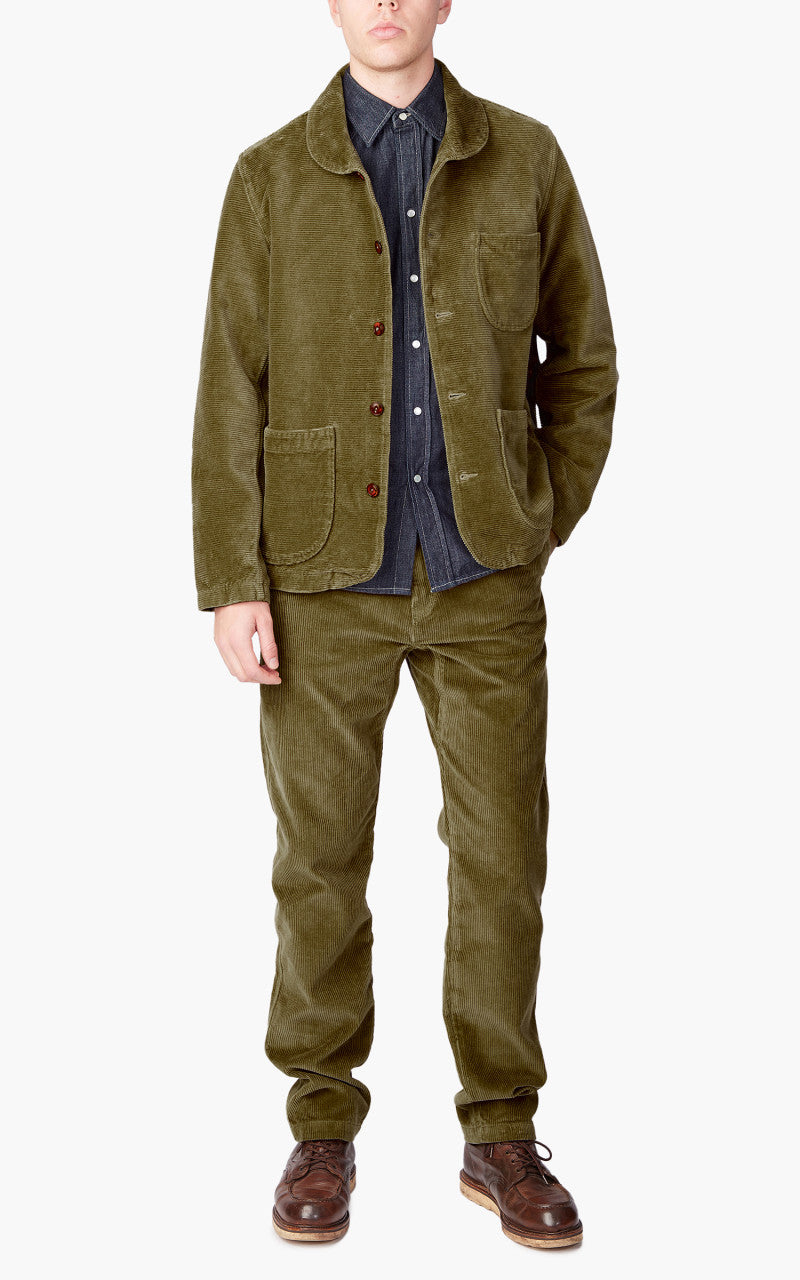 Tellason Worker Pant Kindermann Corduroy Olive