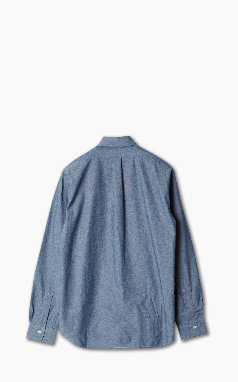 Tellason Button Down Shirt Chambray Light Blue