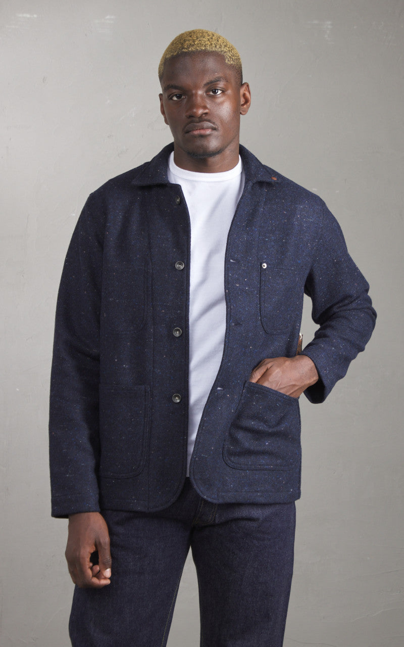 Tellason Baker Jacket Tommy Wool Navy