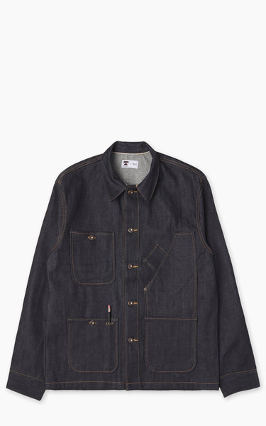 Tellason Coverall Jacket Selvedge Denim Indigo 12.5oz