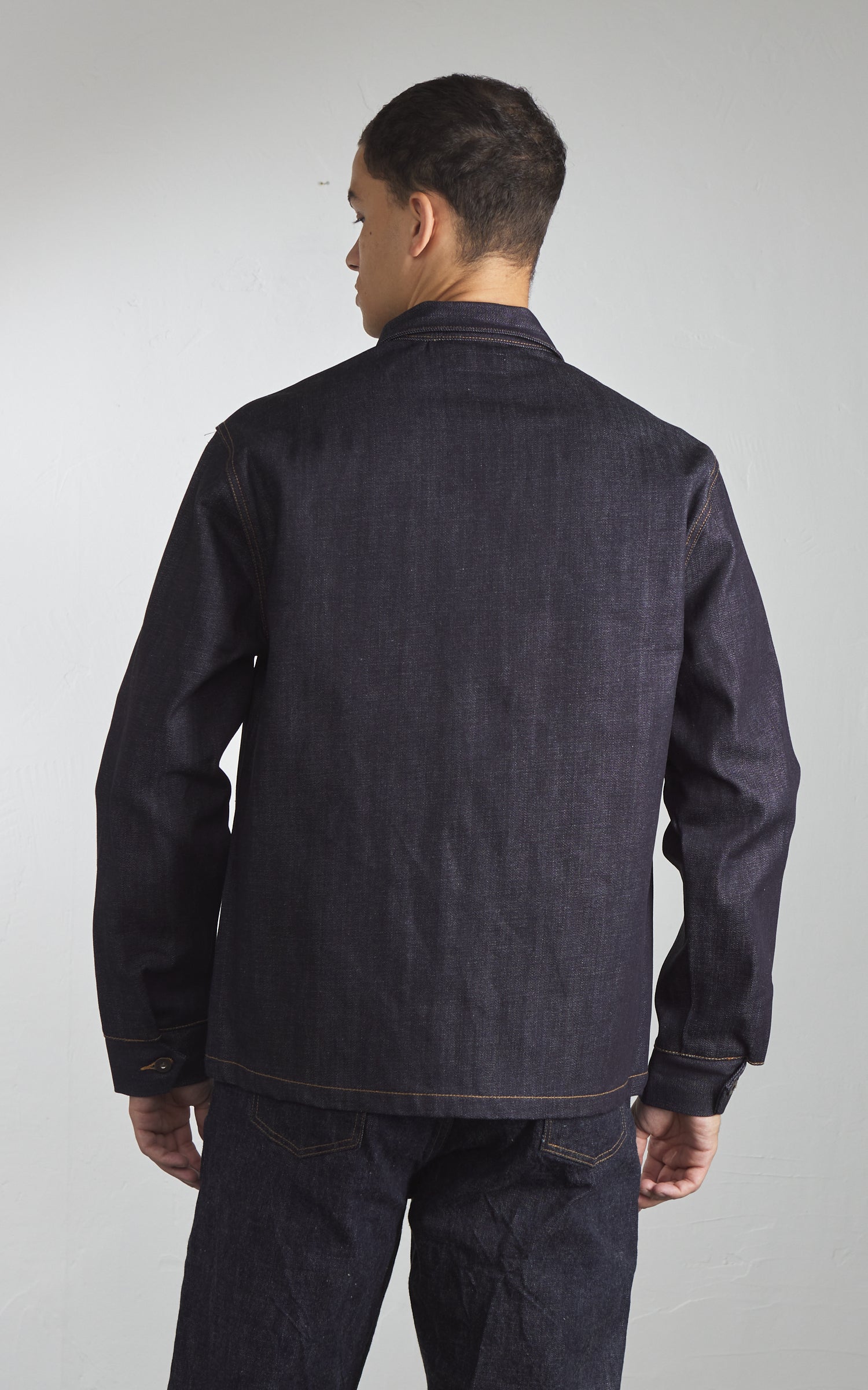 Tellason Coverall Jacket Selvedge Denim Indigo 12.5oz