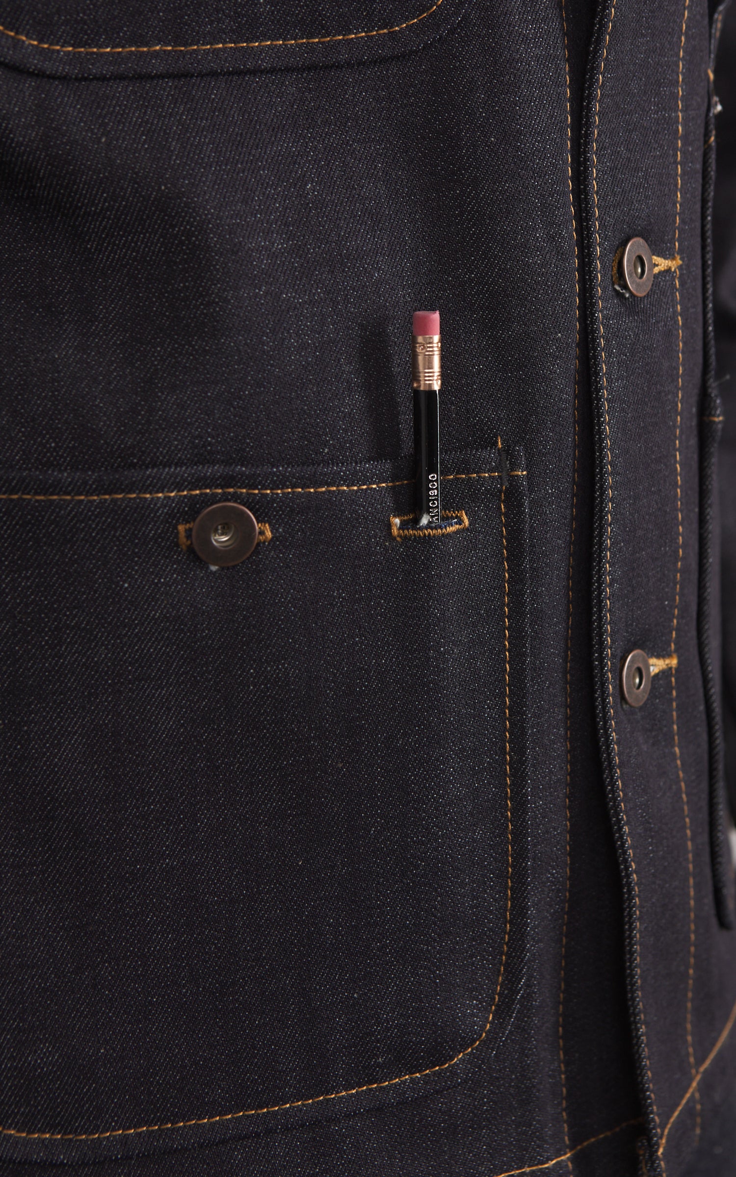 Tellason Coverall Jacket Selvedge Denim Indigo 14.75oz