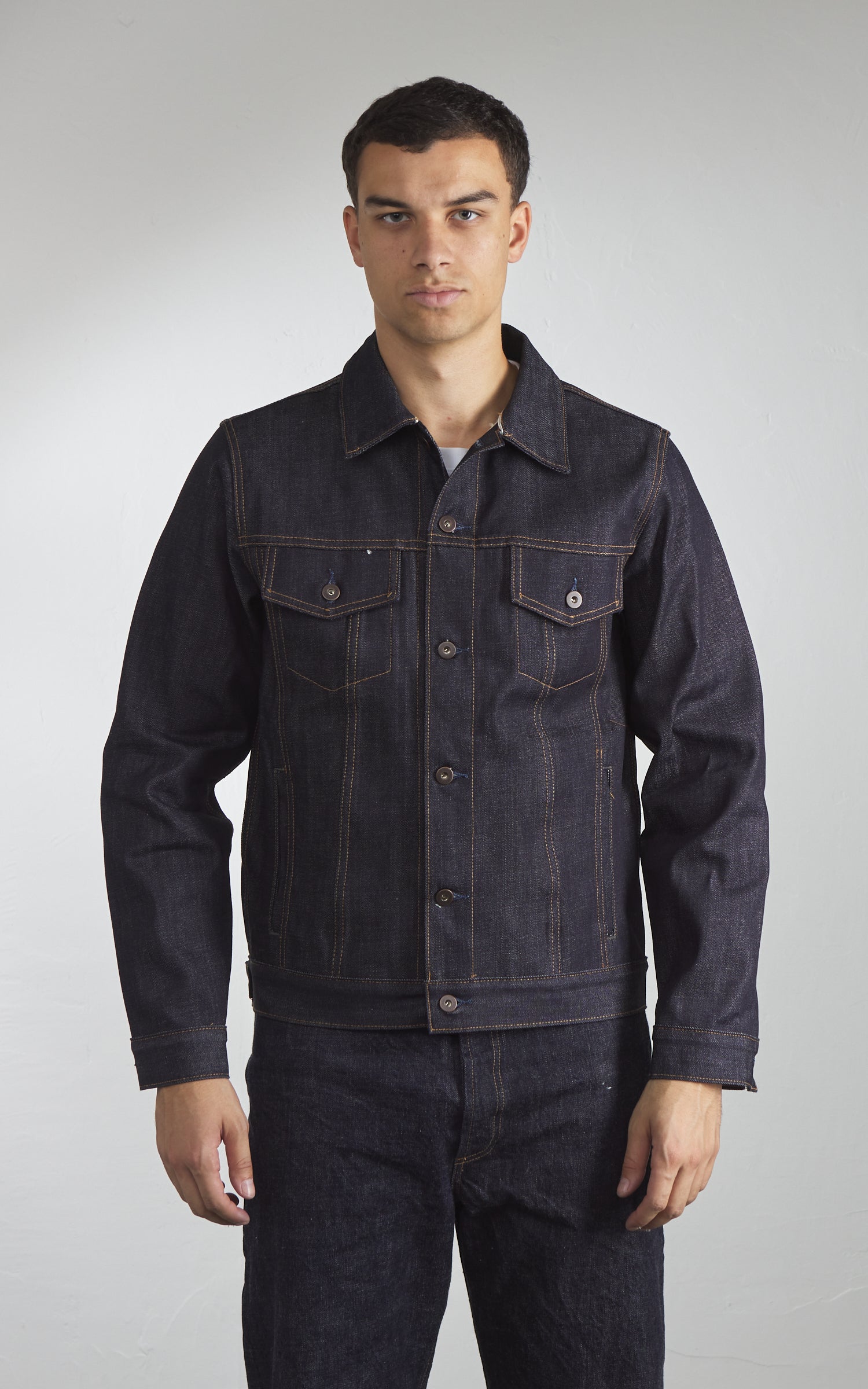 Tellason Jean Jacket Selvedge Denim Indigo 14.75oz