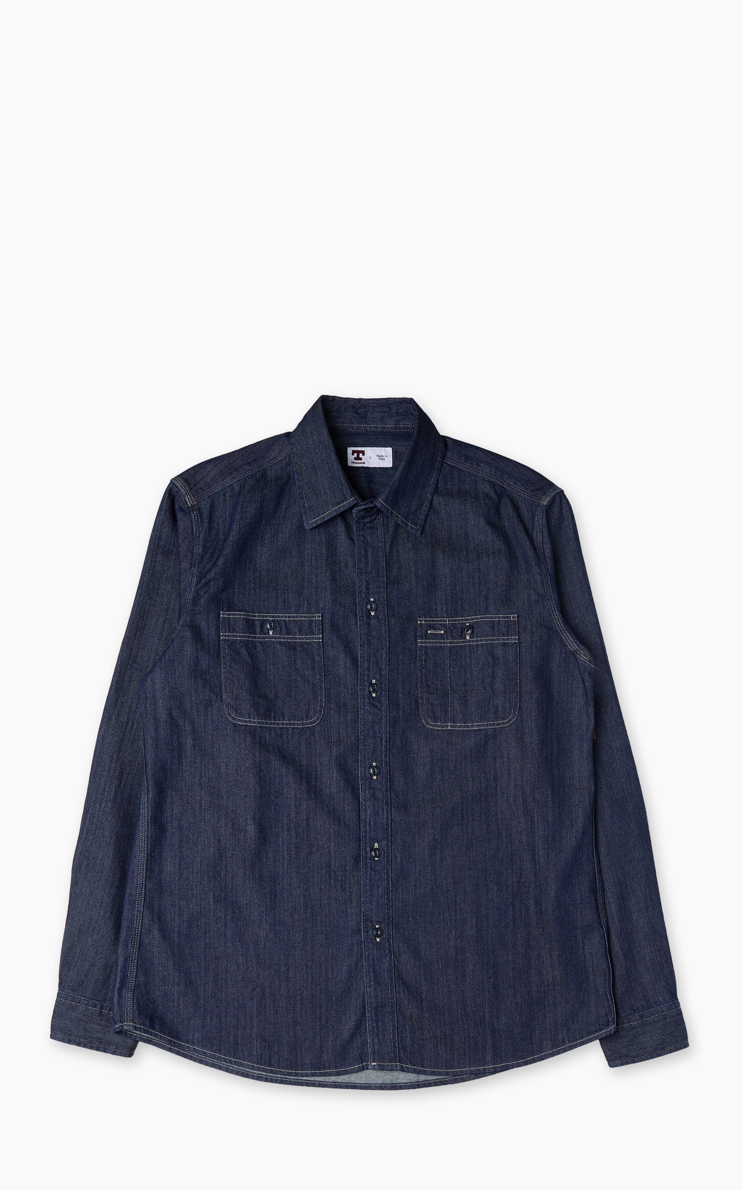 Tellason Utility Shirt Namita Denim Rinsed