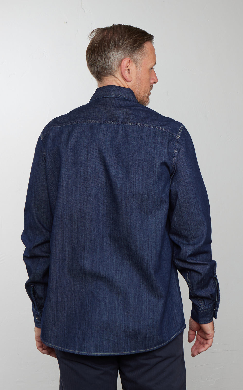 Tellason Utility Shirt Namita Denim Rinsed