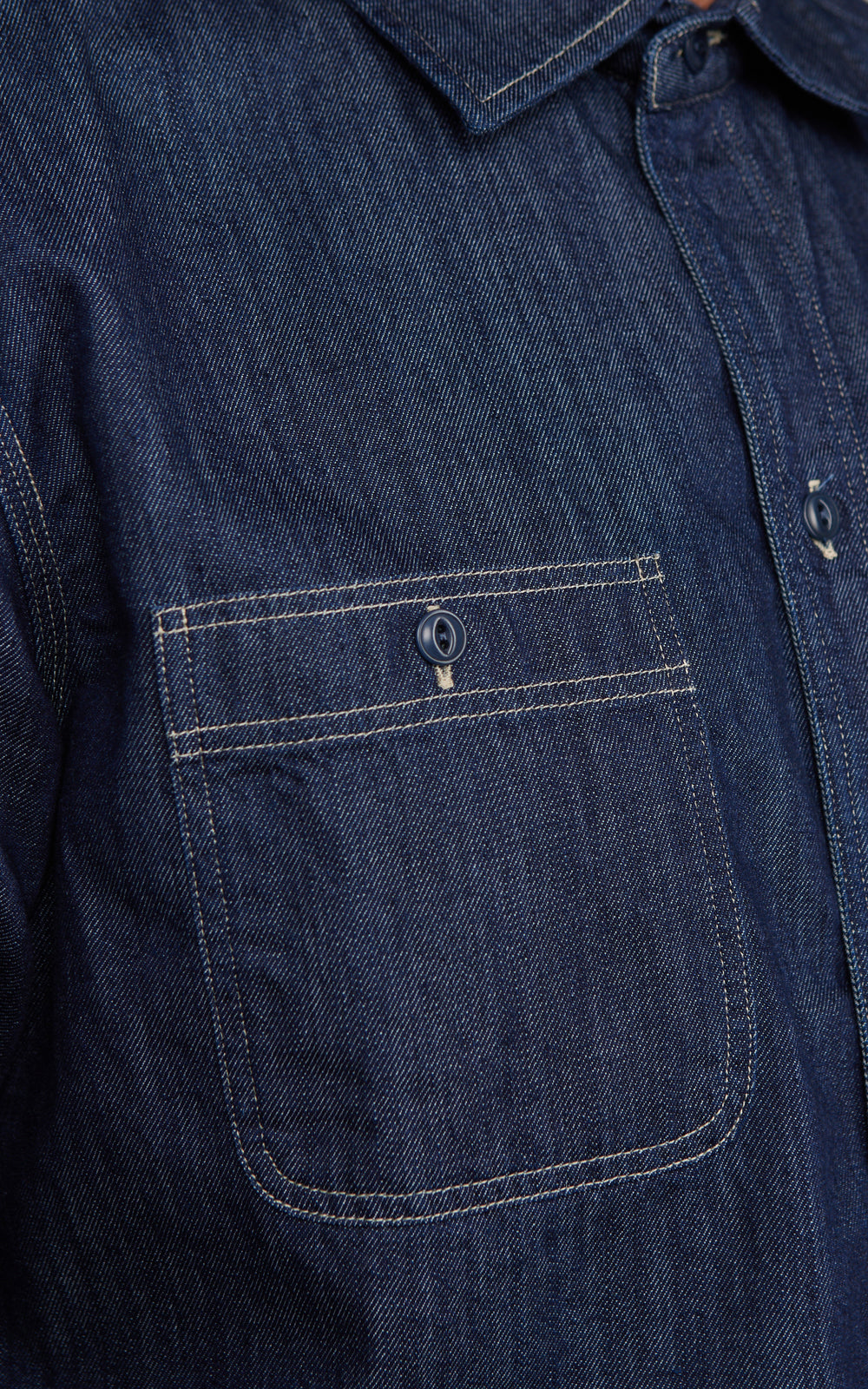 Tellason Utility Shirt Namita Denim Rinsed