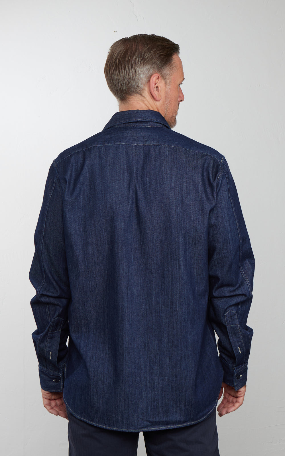 Tellason Clampdown Shirt Namita Denim Rinsed