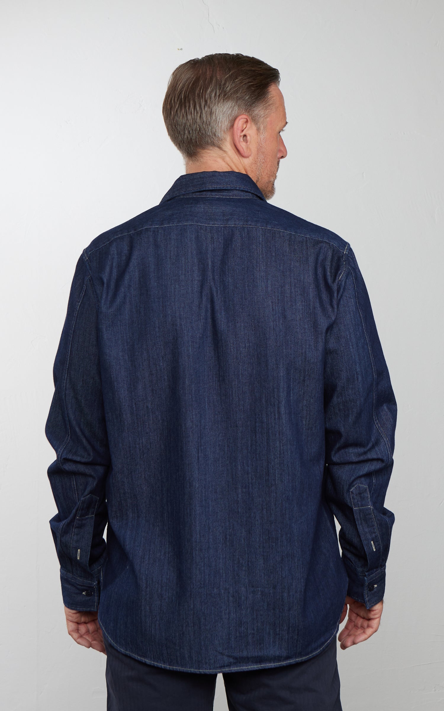 Tellason Clampdown Shirt Namita Denim Rinsed