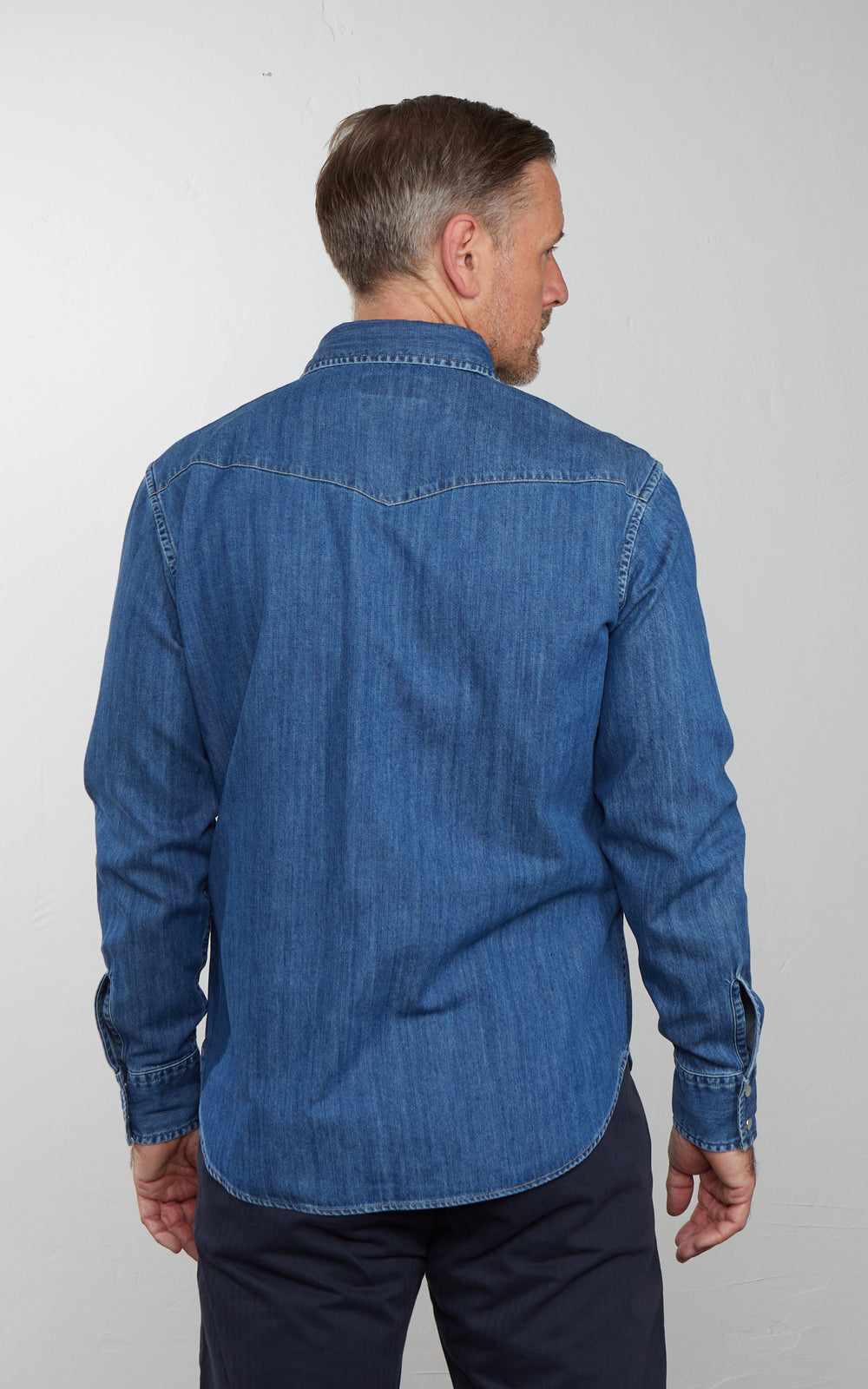 Tellason Cowboy Shirt Ranger Special Wash Denim Blue