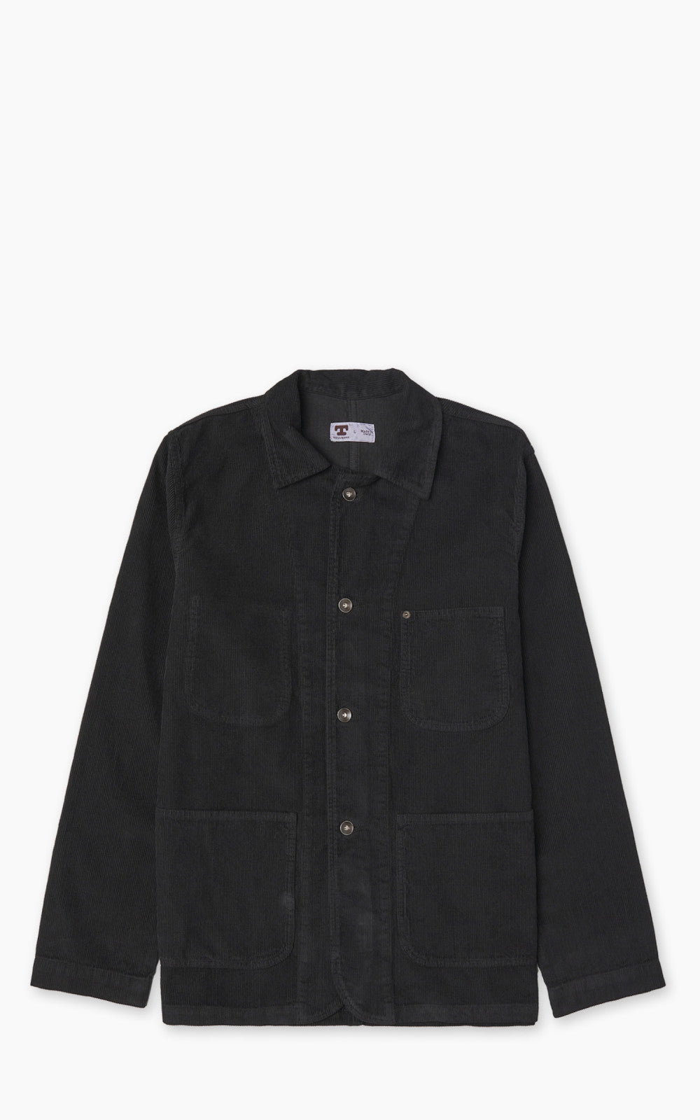 Tellason Baker Jacket Vell Millerighe Corduroy Black