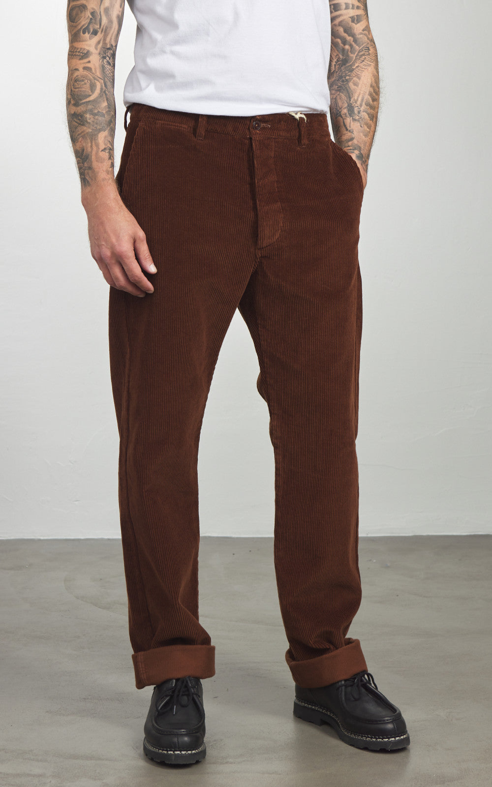 Tellason Chino Kindermann Corduroy Brown