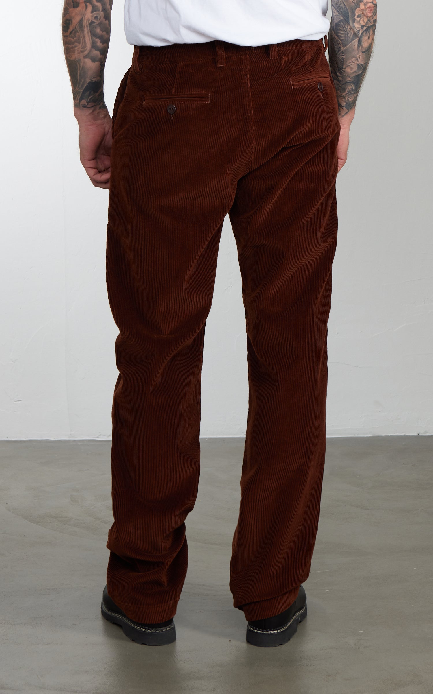 Tellason Chino Pant Kindermann Corduroy Brown