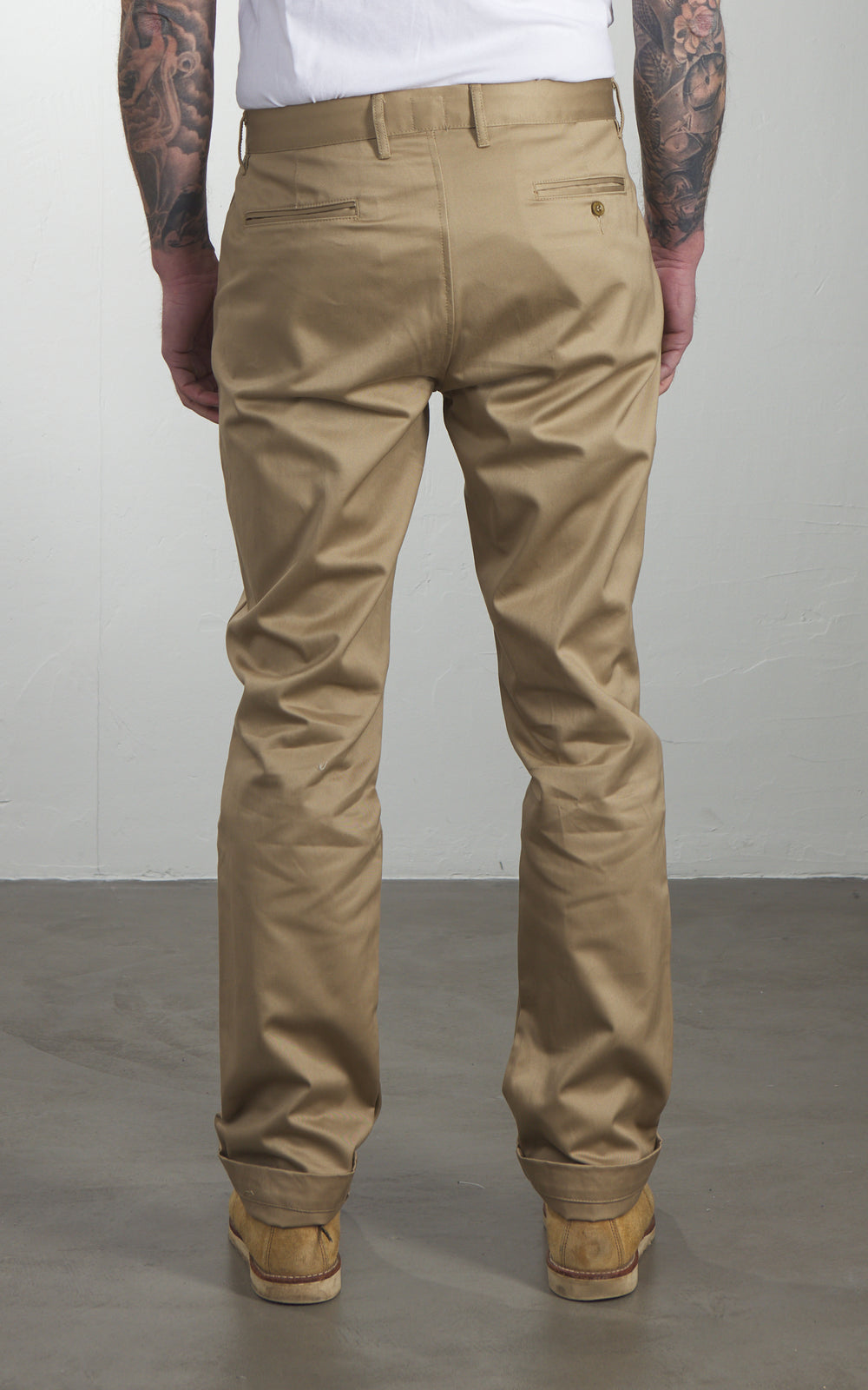 Tellason Chino Pant Heavyweight Japanese Twill Straight Tan