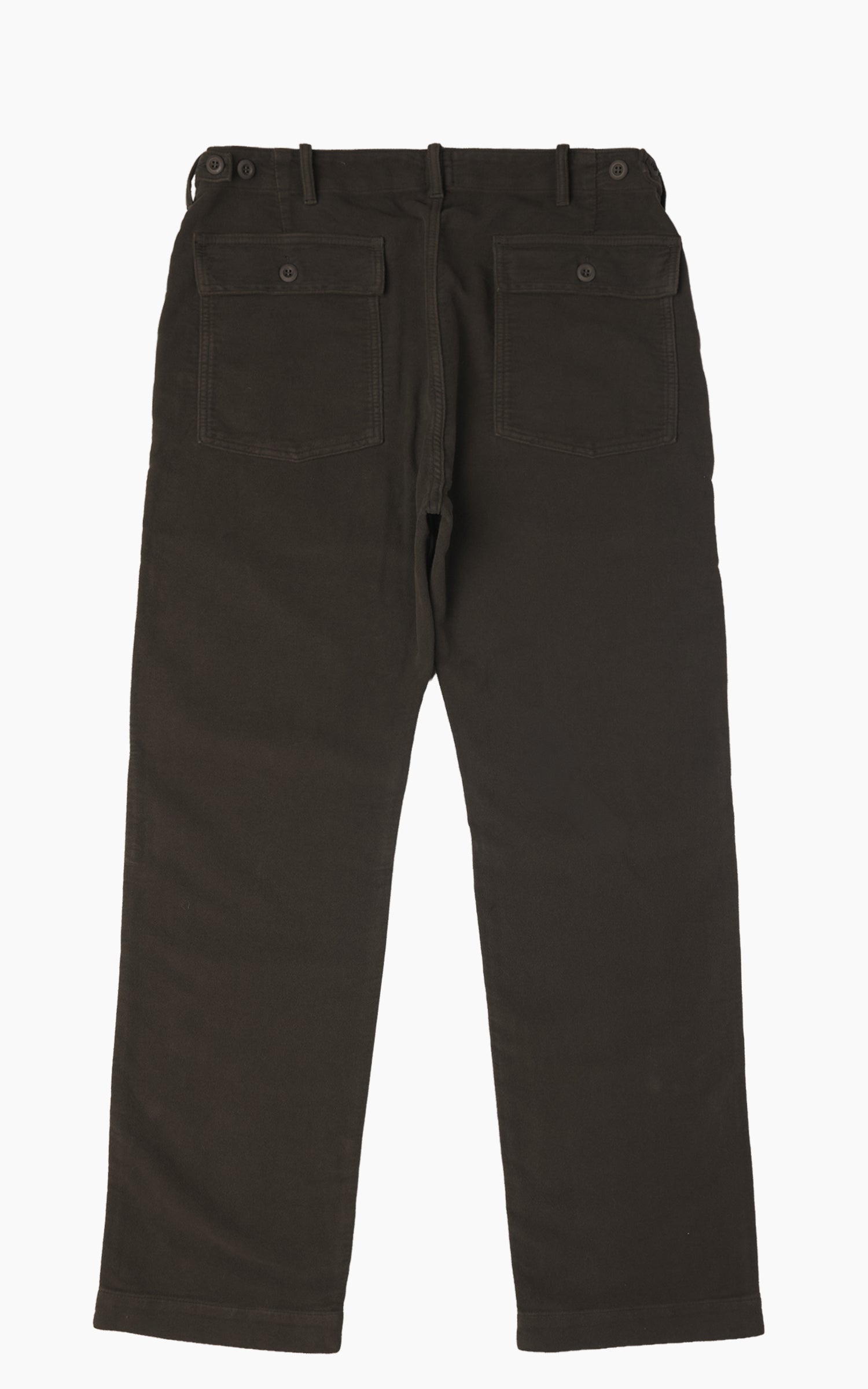 Tellason Fatigue Pant Straight Greensburg Moleskin Chocolate Brown