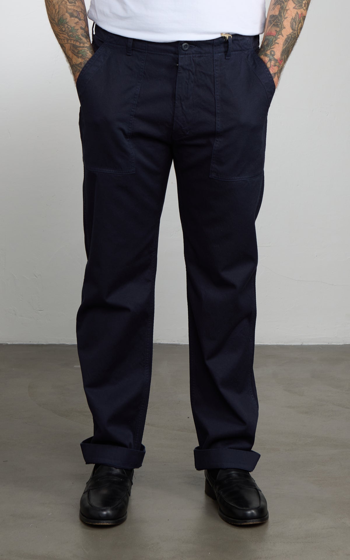 Tellason Fatigue Pant Straight Matisse Dark Navy
