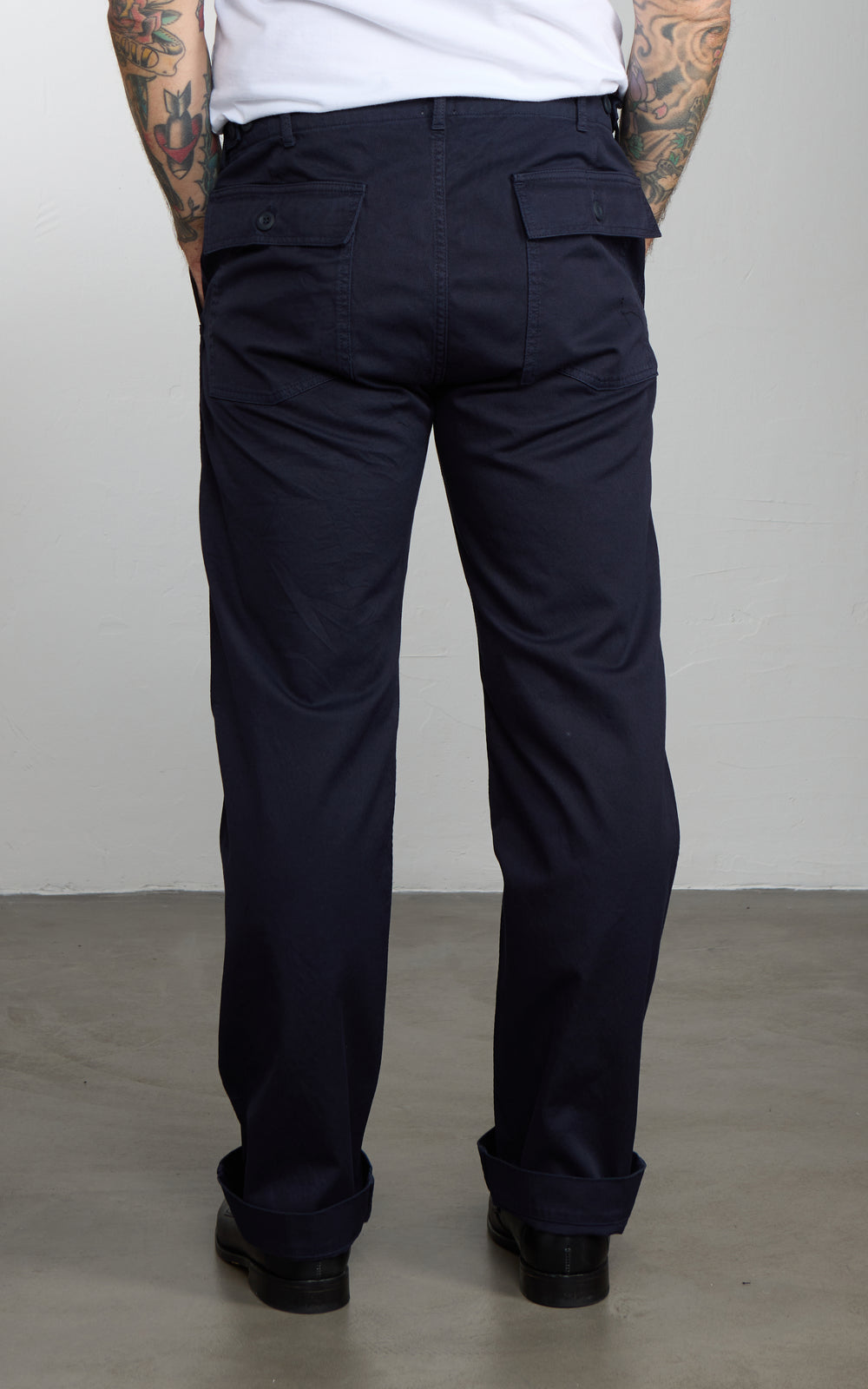 Tellason Fatigue Pant Straight Matisse Dark Navy