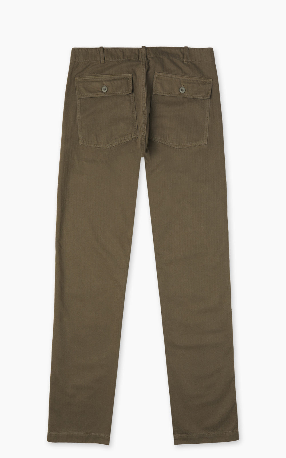 Tellason Fatigue Pant Tapered Herringbone Twill Military