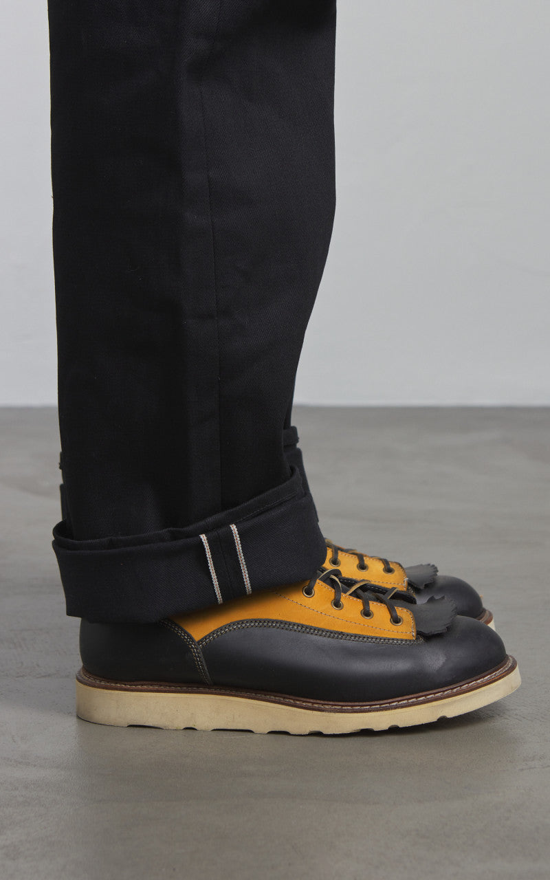Tellason Fredy Kaihara Mill Selvage Unwashed Black 13.5oz
