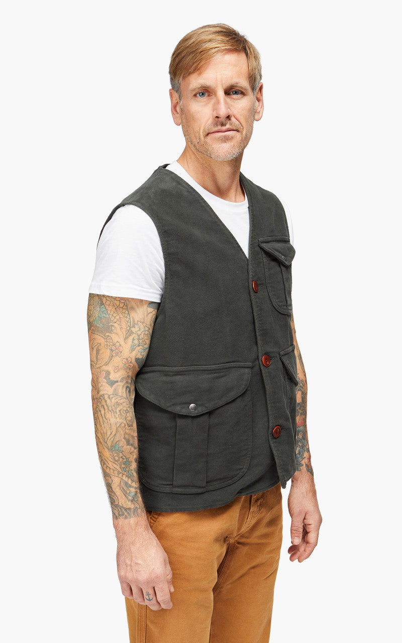 Tellason Hunting Vest Heavy Moleskin Espresso
