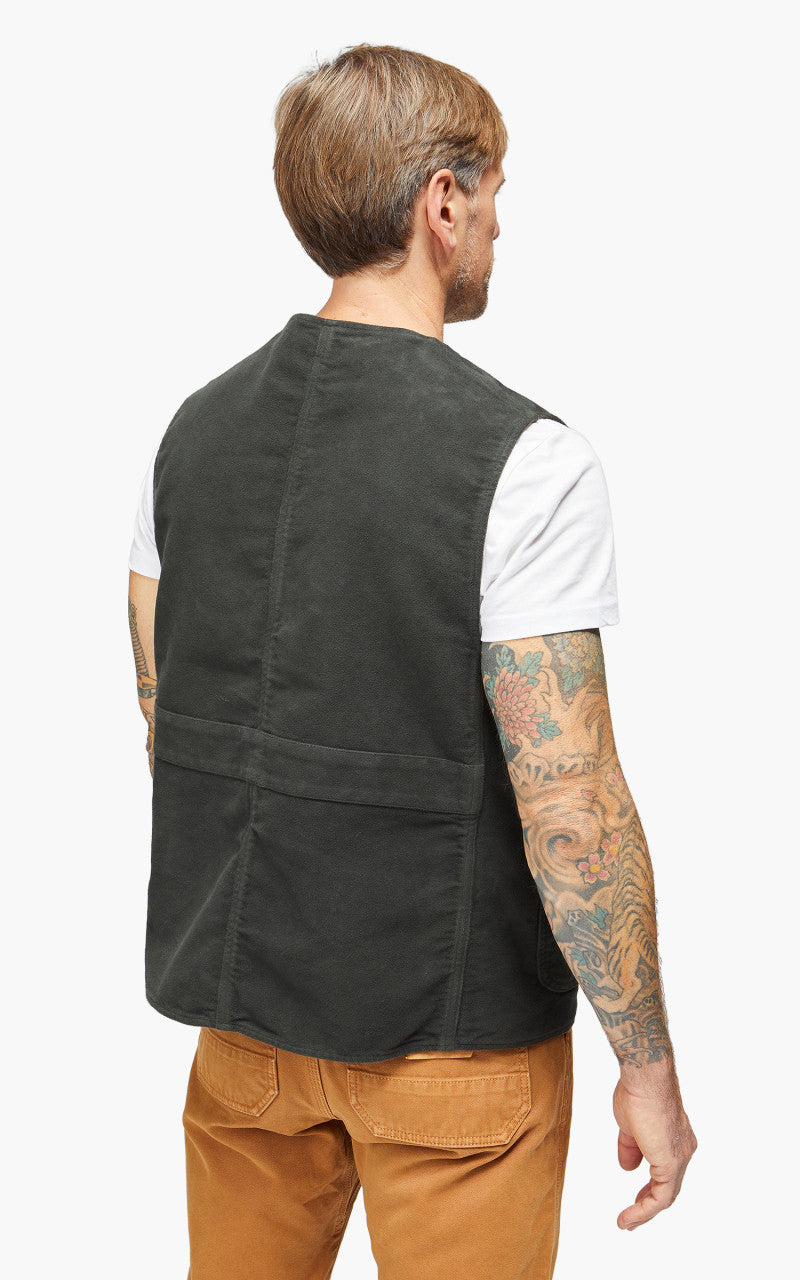 Tellason Hunting Vest Heavy Moleskin Espresso