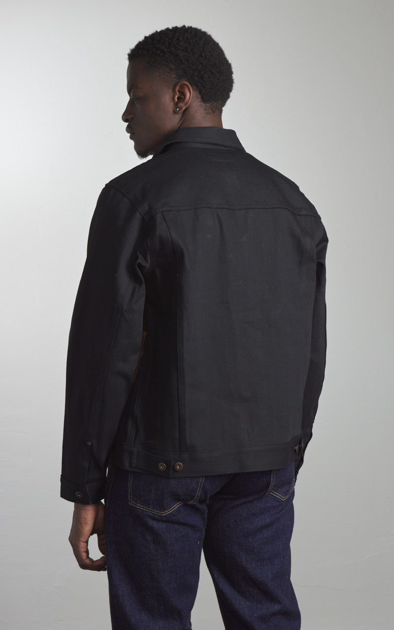 Tellason Jean Jacket Selvedge Denim Black 13.5oz