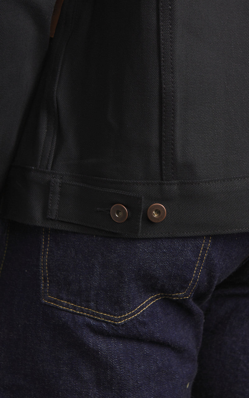 Tellason Jean Jacket Selvedge Denim Black 13.5oz