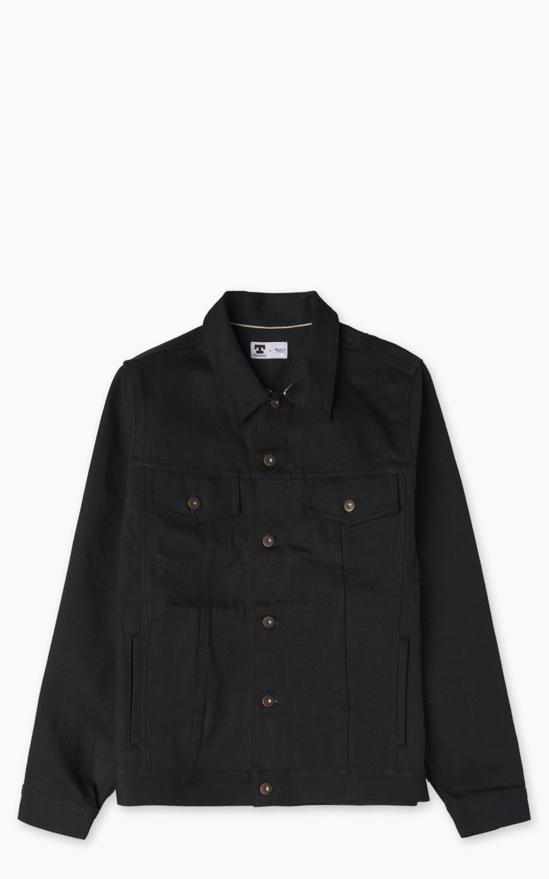 Tellason Jean Jacket Selvedge Denim Black 13.5oz
