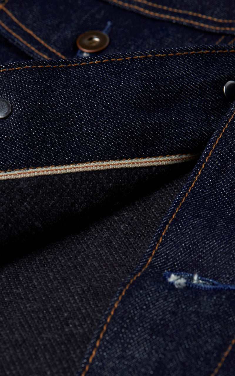 Tellason Jean Jacket Blanked Lined Selvedge Denim 16.5oz