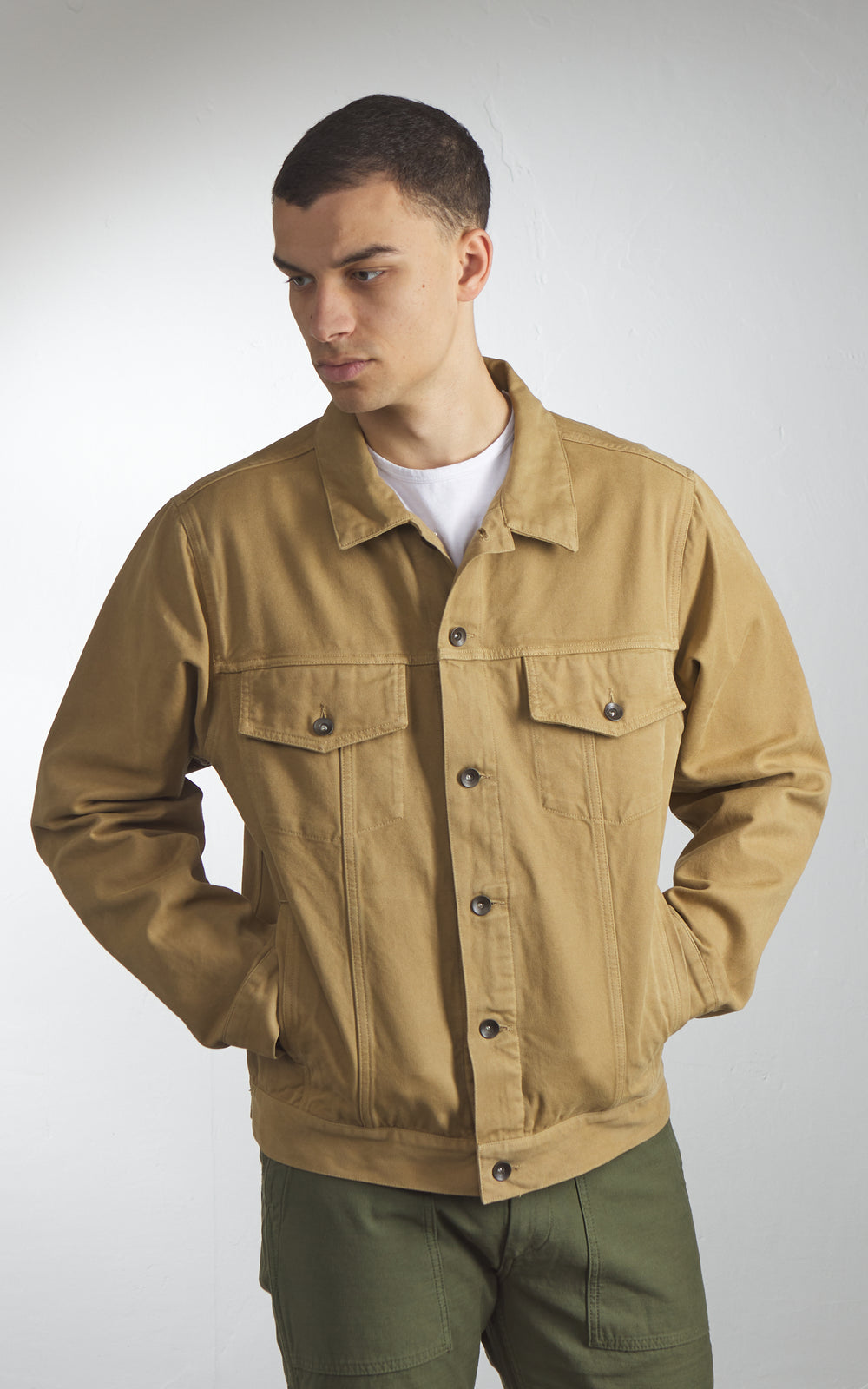 Tellason Jean Jacket Soul Canvas Desert Sand