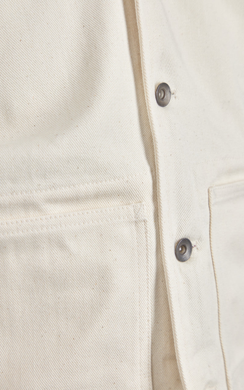 Tellason Montana Jacket Selvedge Cotton Lined Ecru