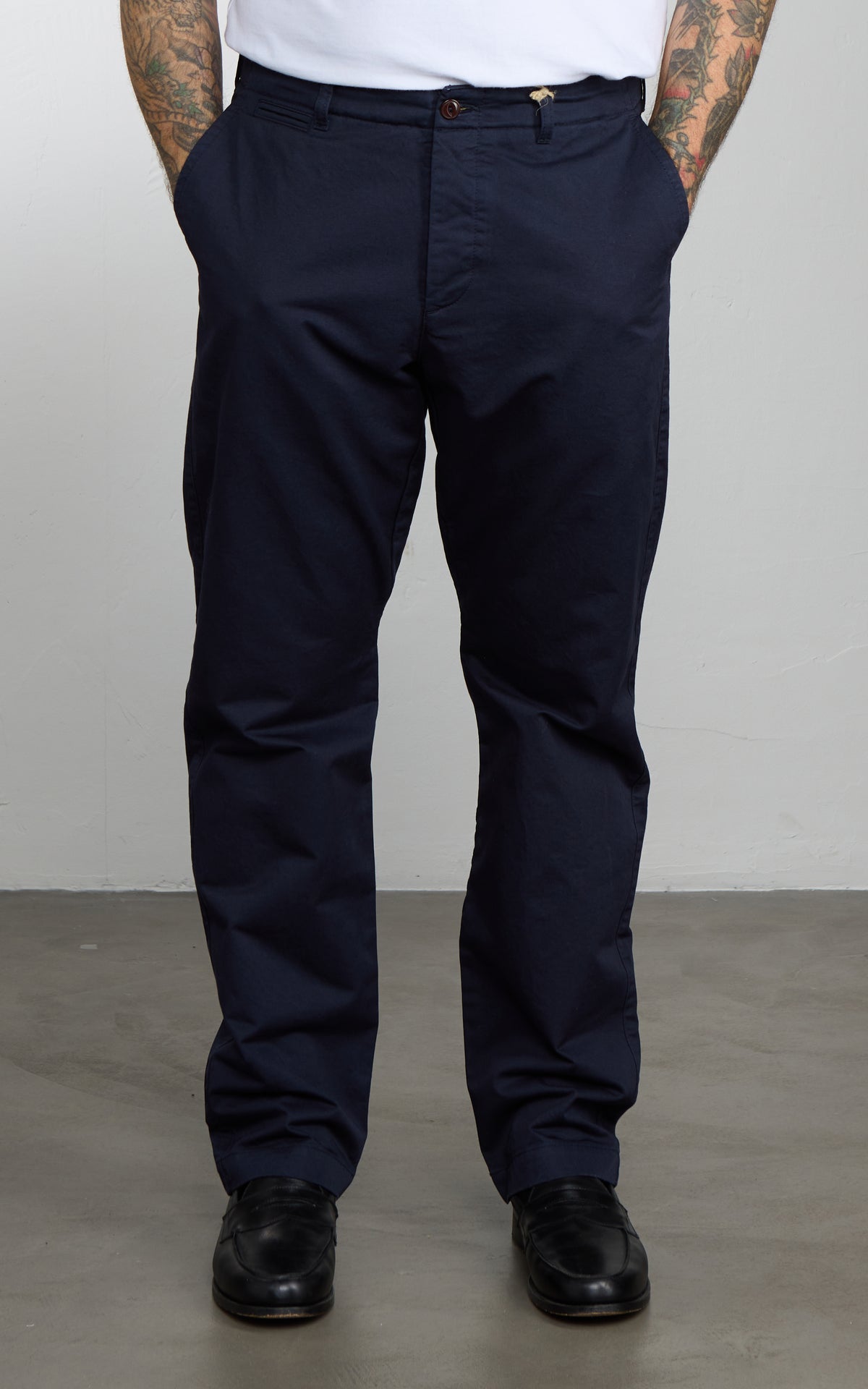 Tellason Officer Chino Pant Kay Dark Navy