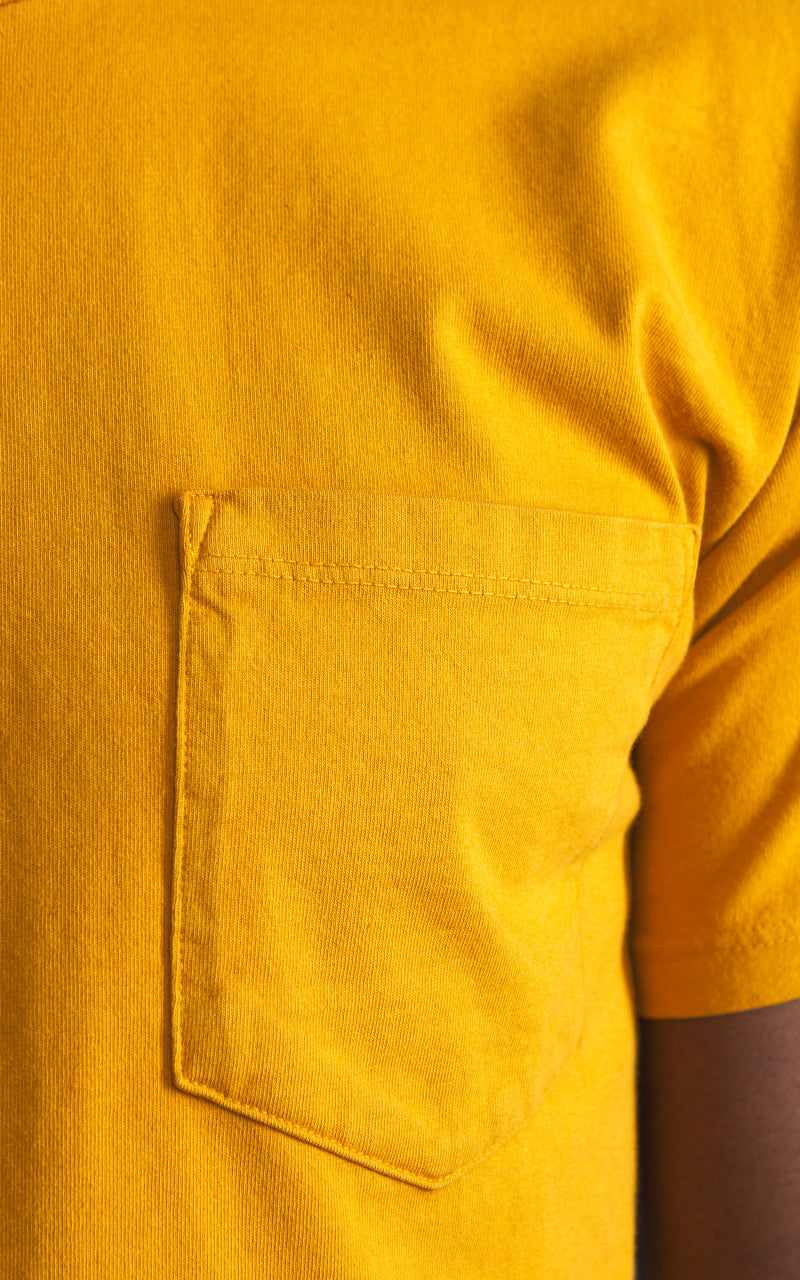Tellason Heavyweight Pocket T-Shirt Gold