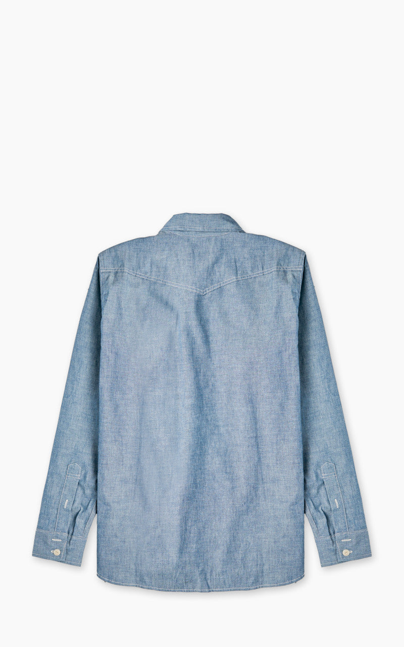 Tellason Topper Shirt Chambray Blue