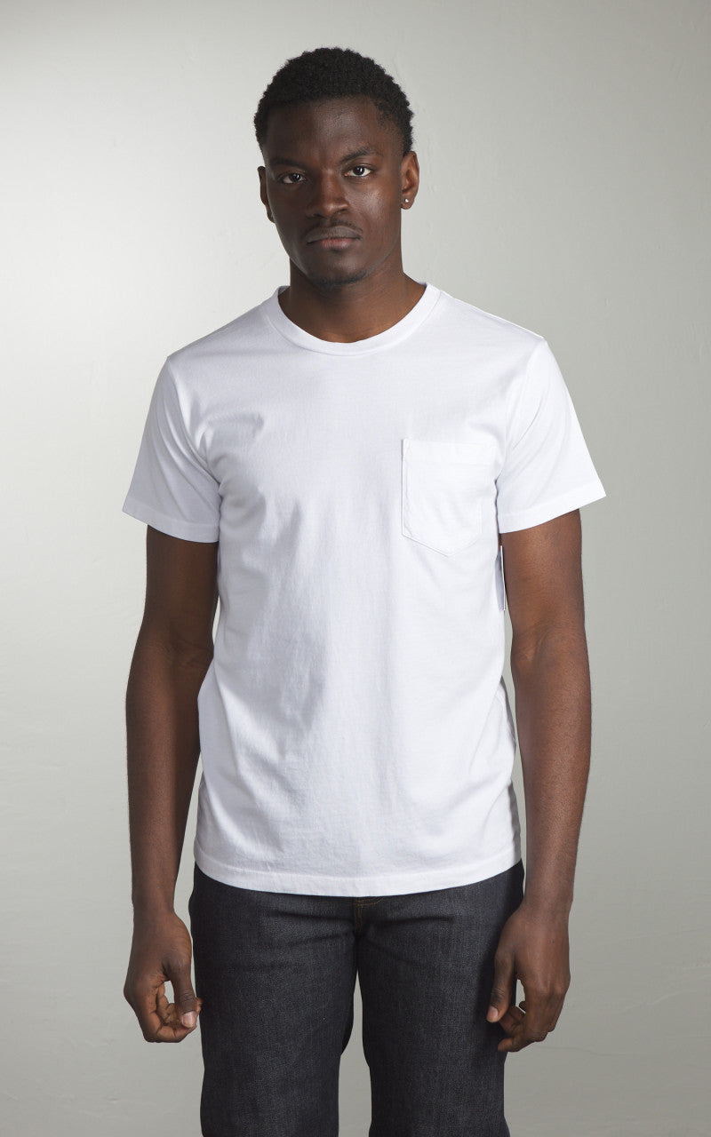 Tellason Heavyweight Pocket T-Shirt White