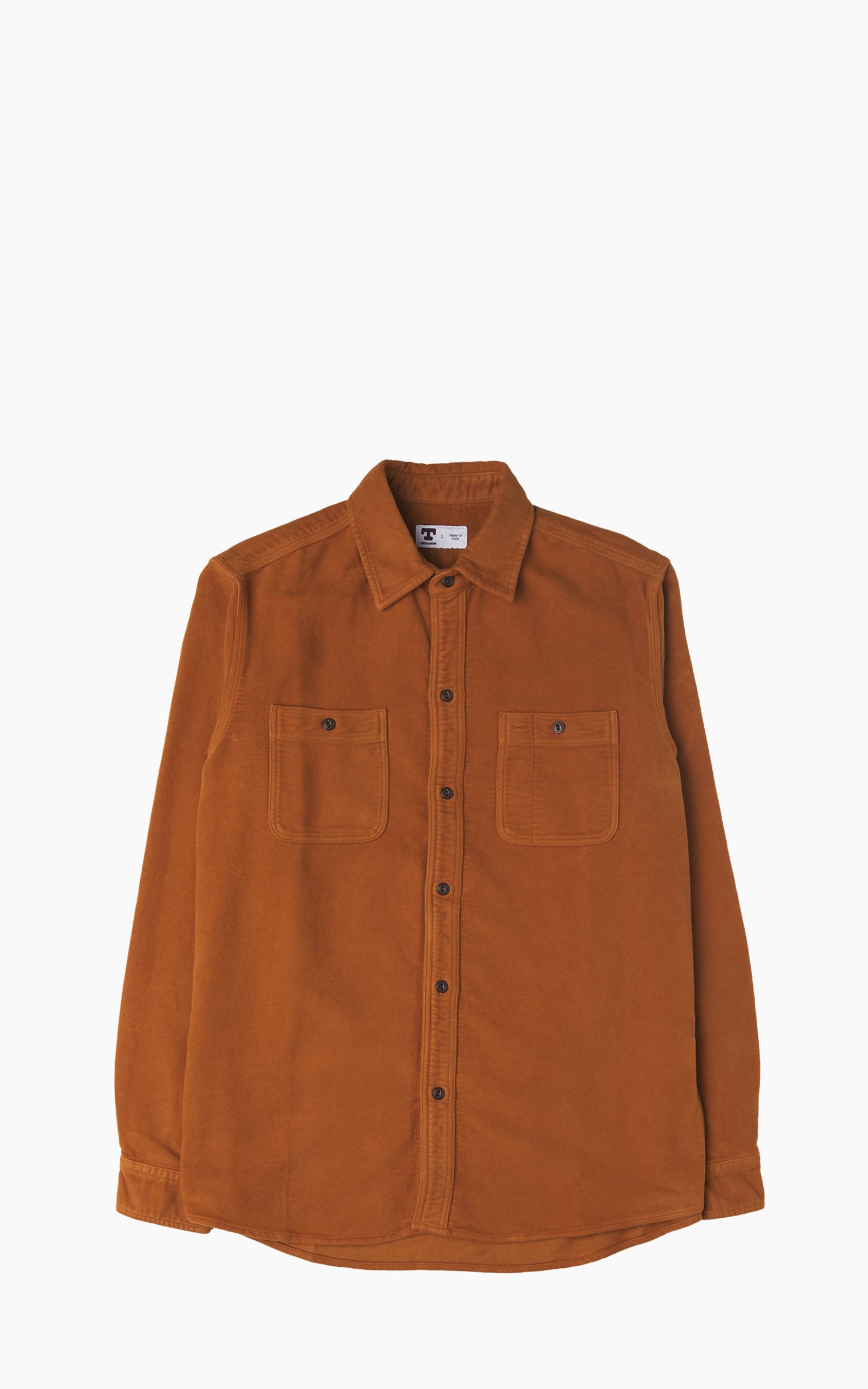 Tellason Utility Shirt Greensburg Moleskin Ocher