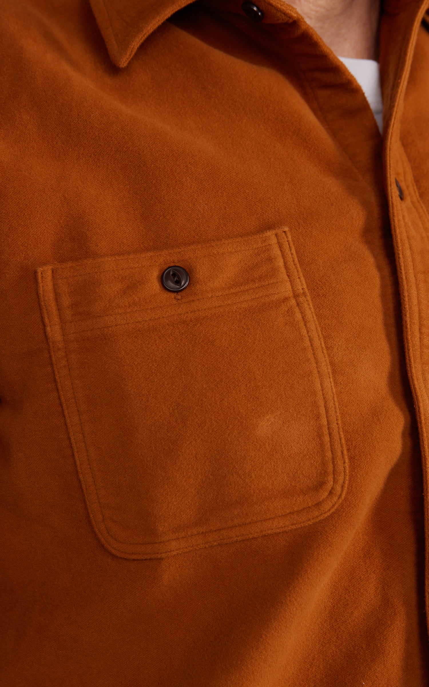 Tellason Utility Shirt Greensburg Moleskin Ocher