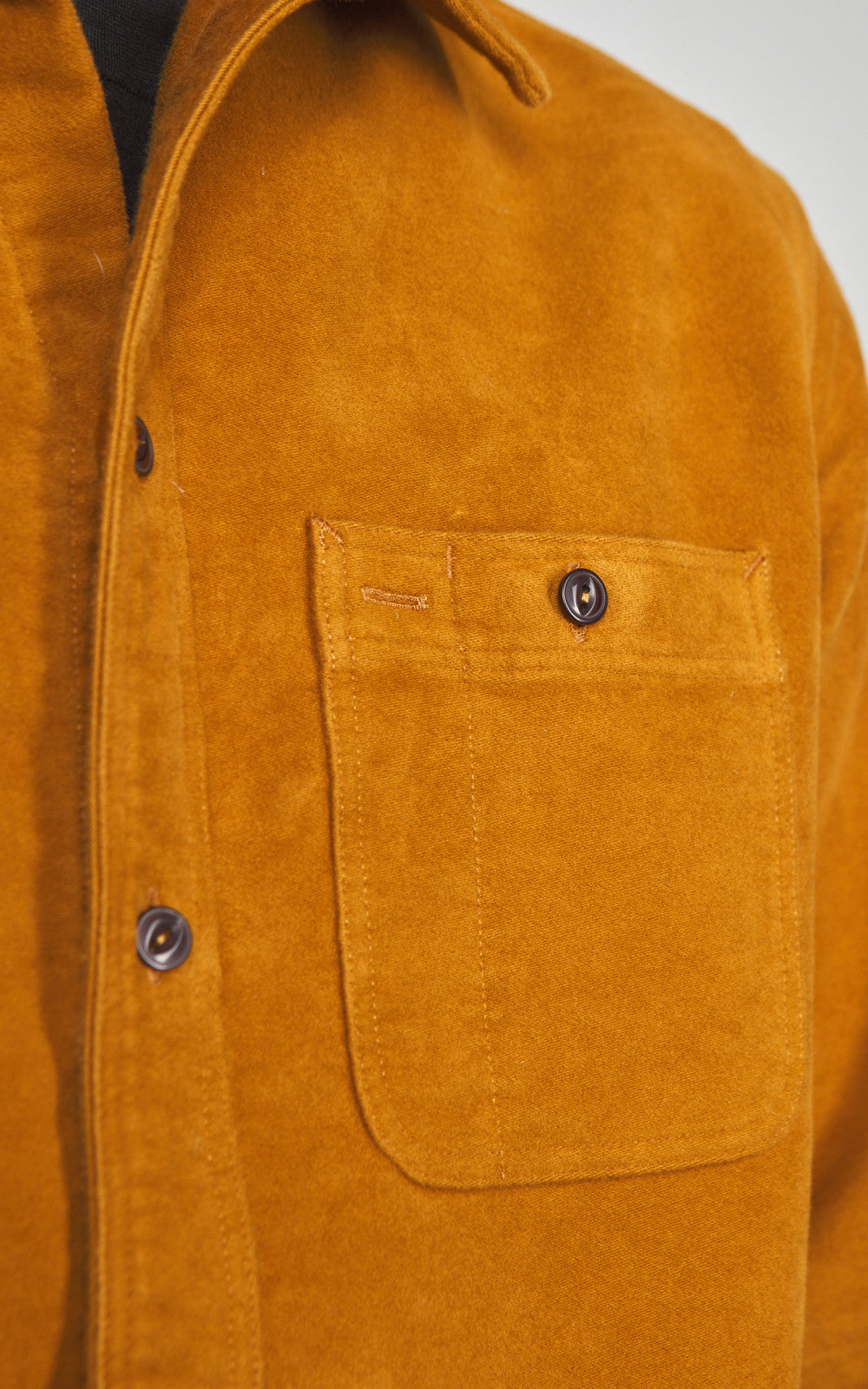 Tellason Utility Shirt Scledum Moleskin Ocher