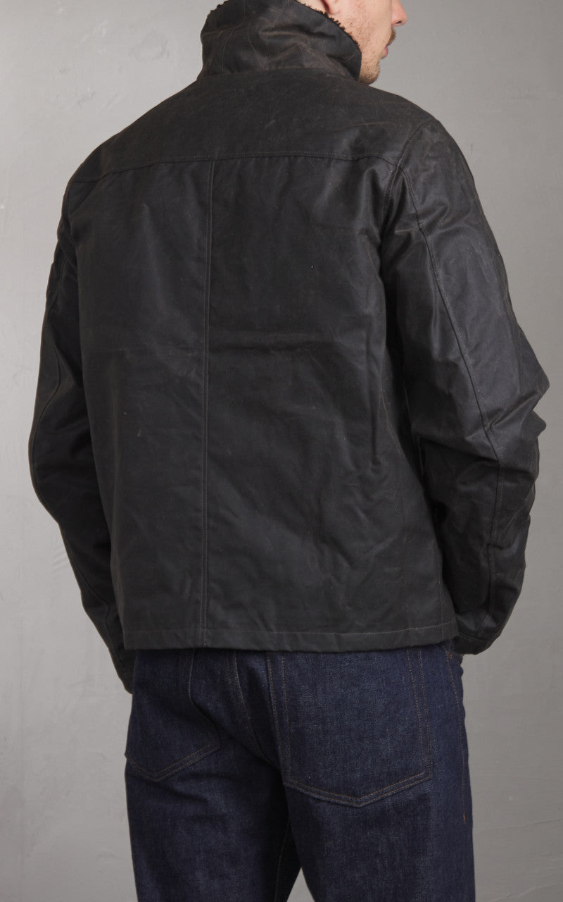 Tellason x Shangri-La Heritage Deck Jacket Waxed Deep Brown
