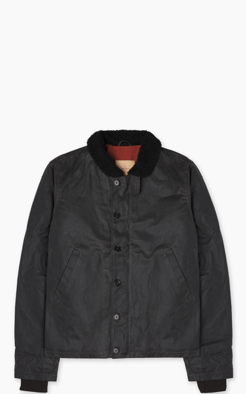 Tellason x Shangri-La Heritage Deck Jacket Waxed Deep Brown