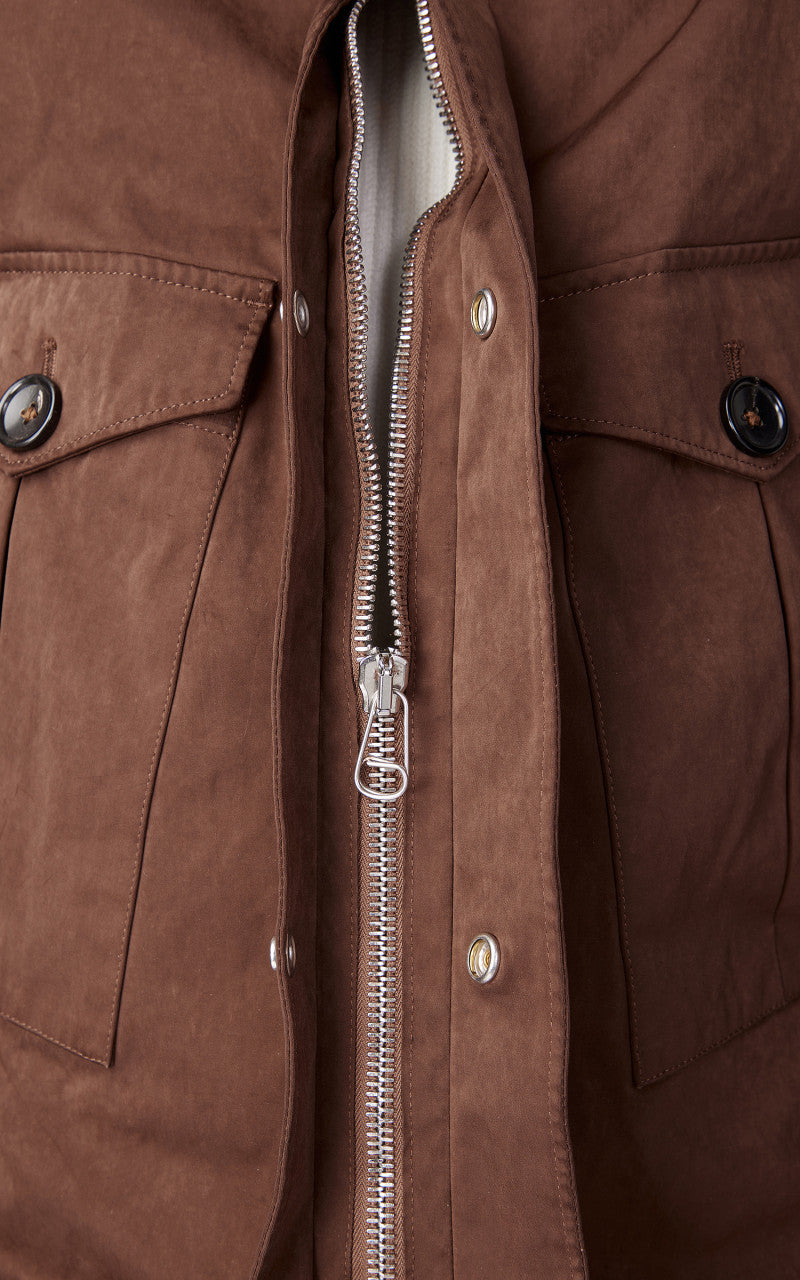 Ten C Tempest Anorak Walnut