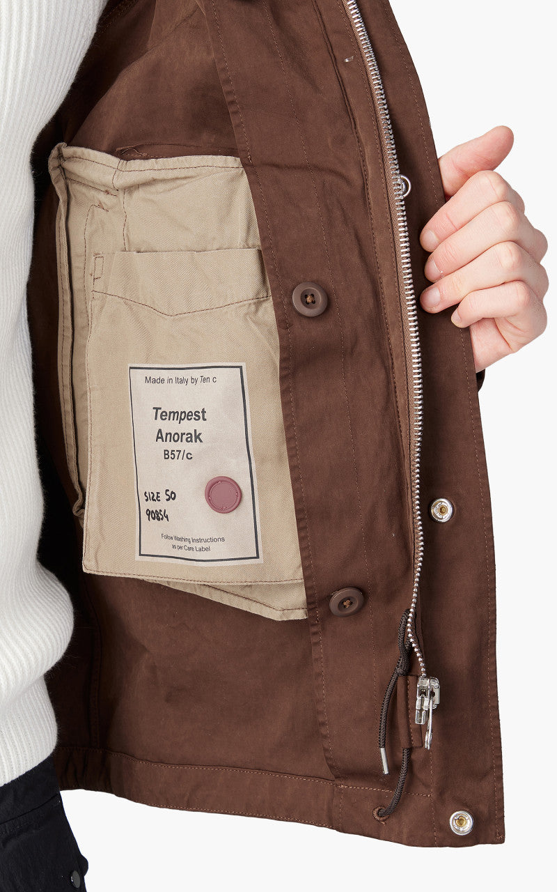 Ten C Tempest Anorak Walnut